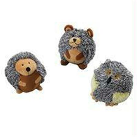 ETHICAL PET PRODUCTS Butterballs Forest Animals- Assorted 4 Inch 689085